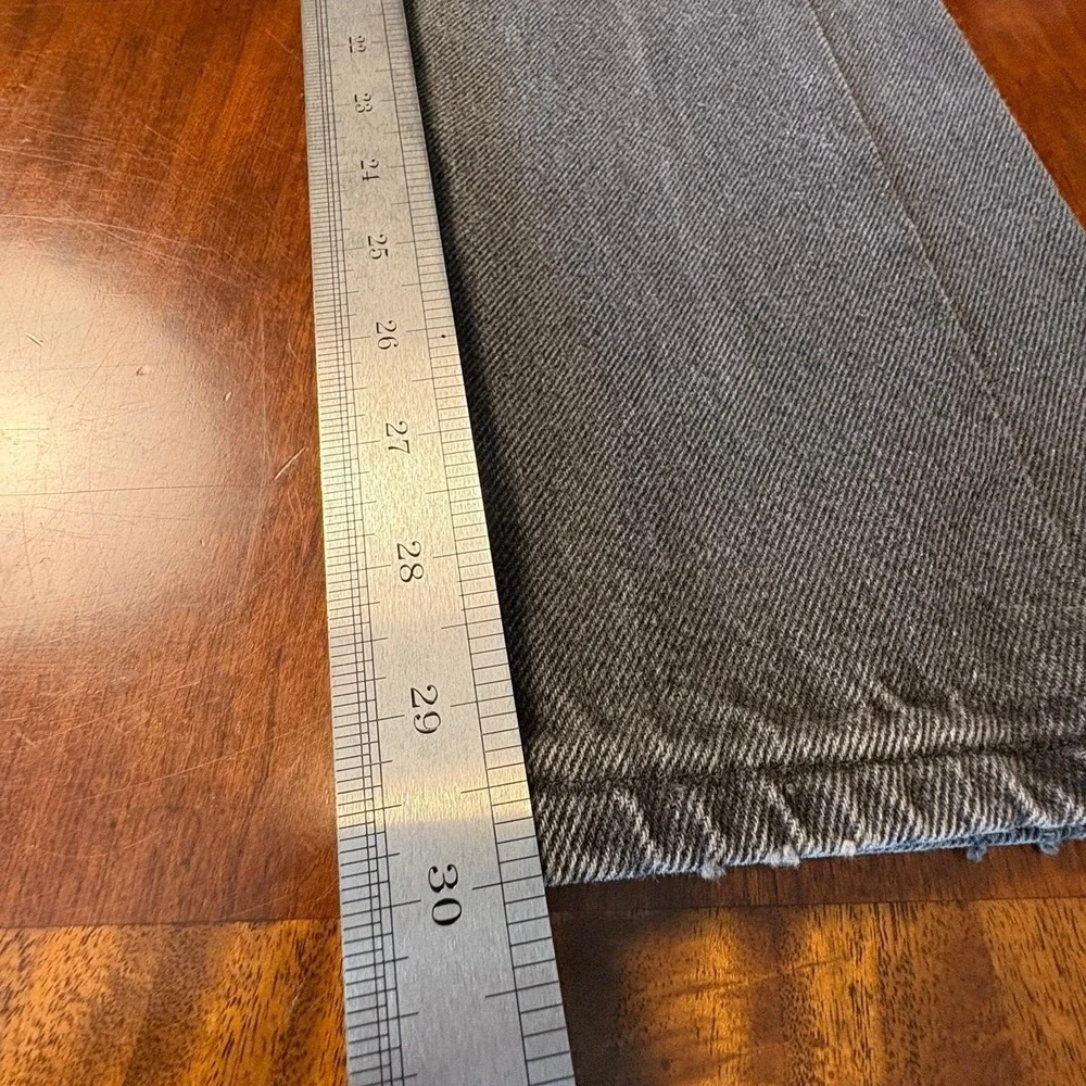 Levi's 505 Regular Fit Black Jeans Men's 33x29
